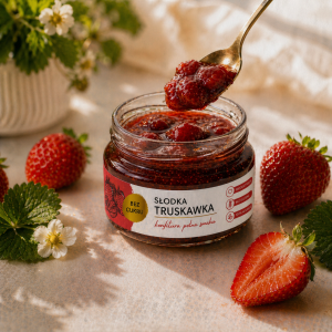Konfitura z truskawek BEZ CUKRU