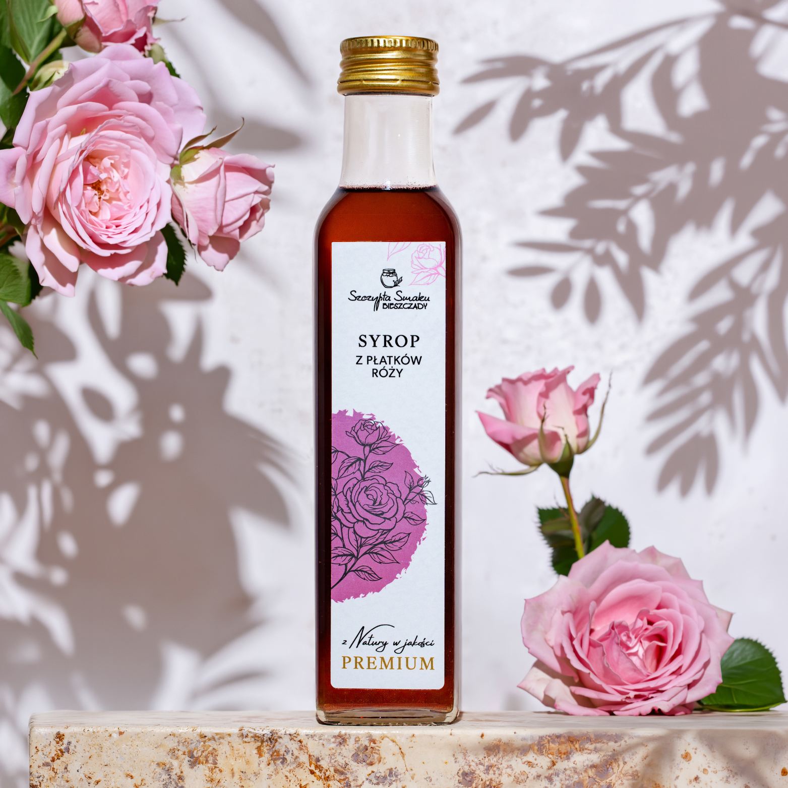 Syrop z płatków róży